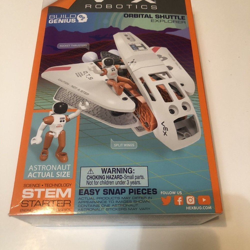 HEX BUG Vex Robotics Orbital Shuttle Explorer Build Genius Electronic STEM Toy